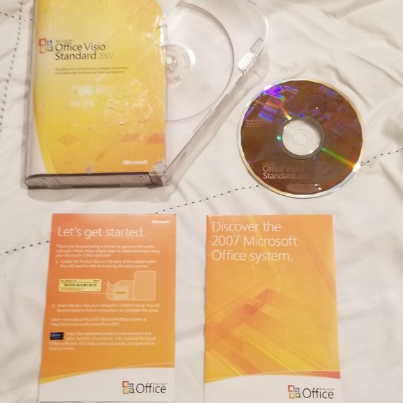 Microsoft Office Visio Standard 2007 & Instructional Book - Picture 2 of 6